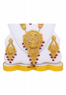 V Shape Medium Gold plated sita  