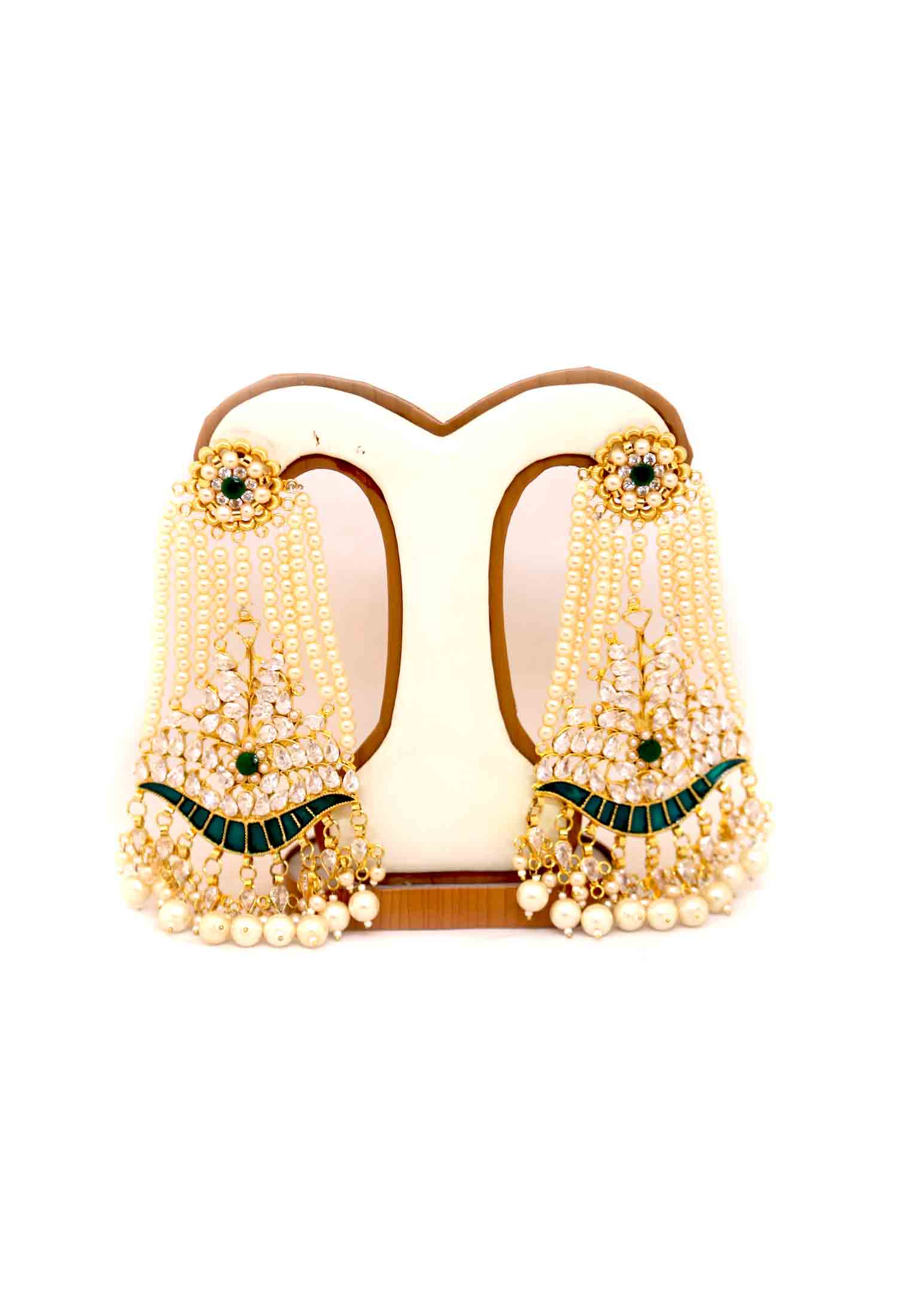 Round Shaped Meena Earring