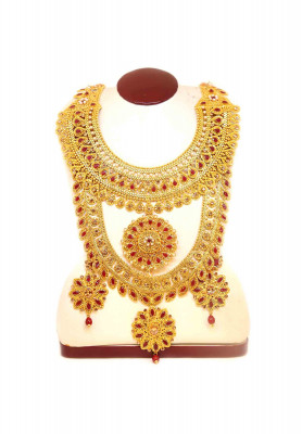 Antic Gold Platted Bridal set 