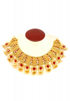 Multi Stone Jorwa Necklace