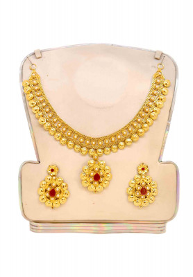 Golden Necklace Set 