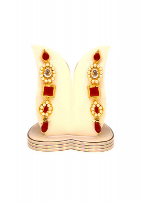 Golden Platted Necklace set for Party 