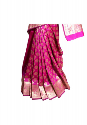 Indian katan with blouse piece 