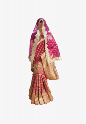 Indian Benarase  with blouse piece 