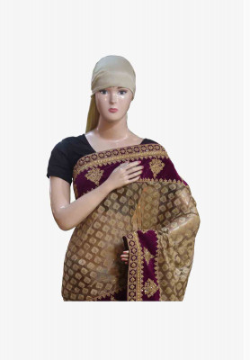 Indian stich silk with blouse 