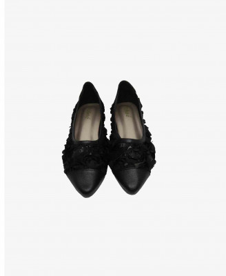 Black Net Work Party Shoe 