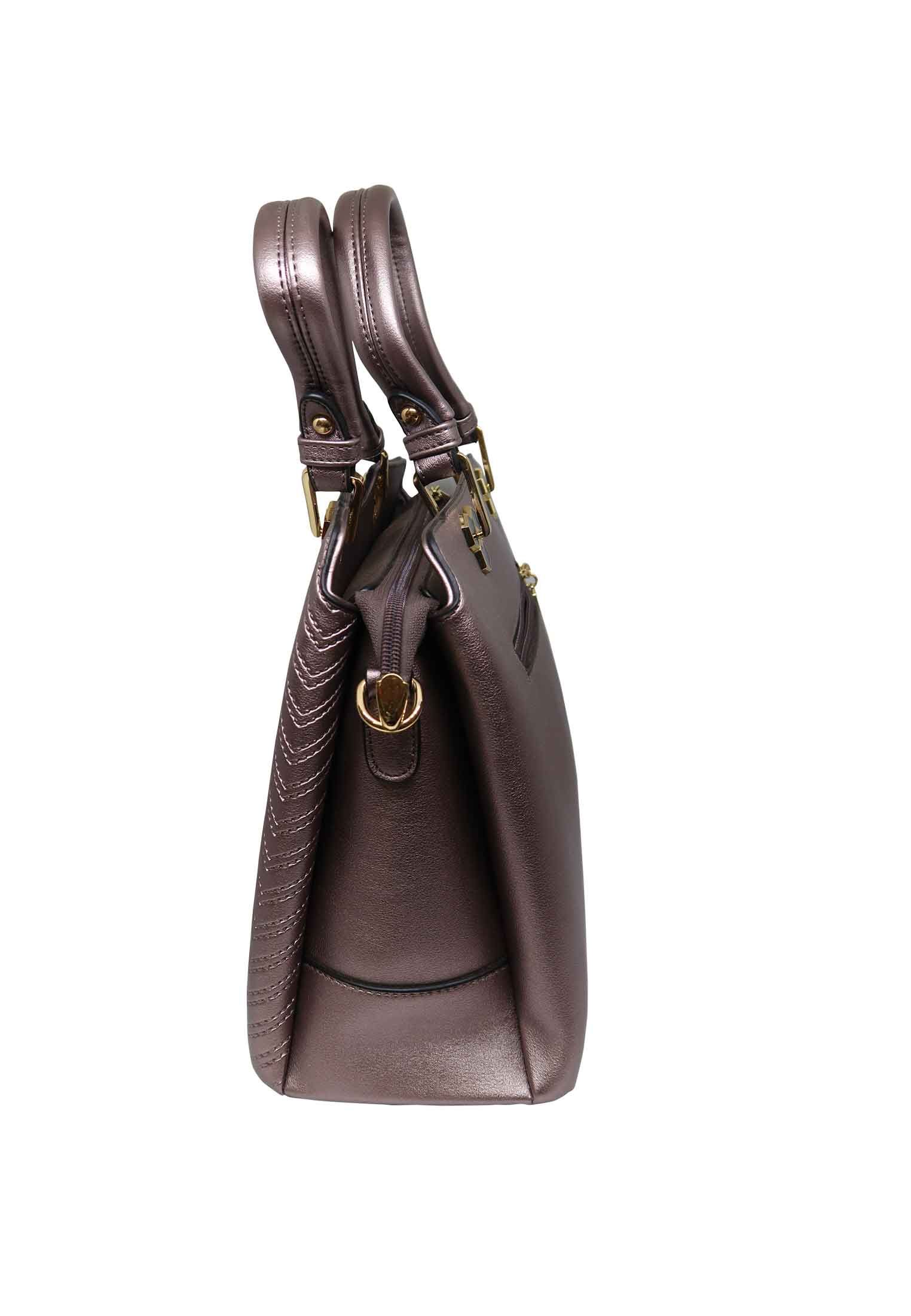 Silver artificial leather Party bag 