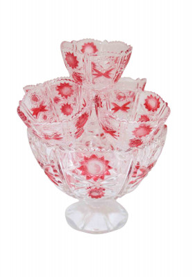 Glass Fruit stand set