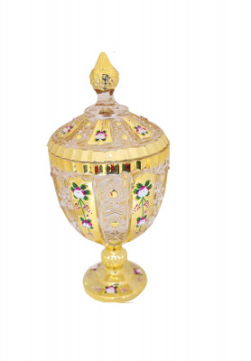 Golden Glass candy Showpiece