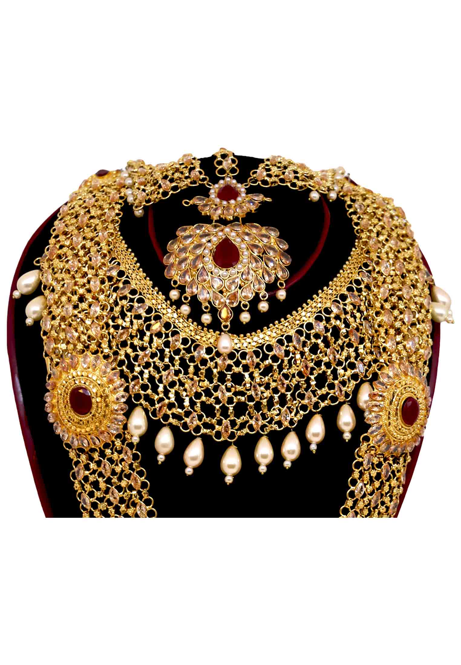 Gold Plate Belt Set