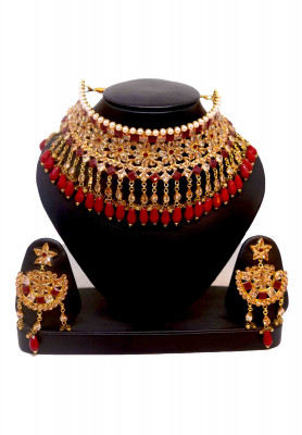 Gold plate Kontho Set