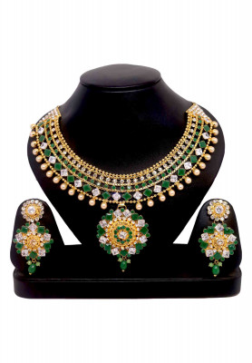 Gold platted Round Party Hasli Haar 
