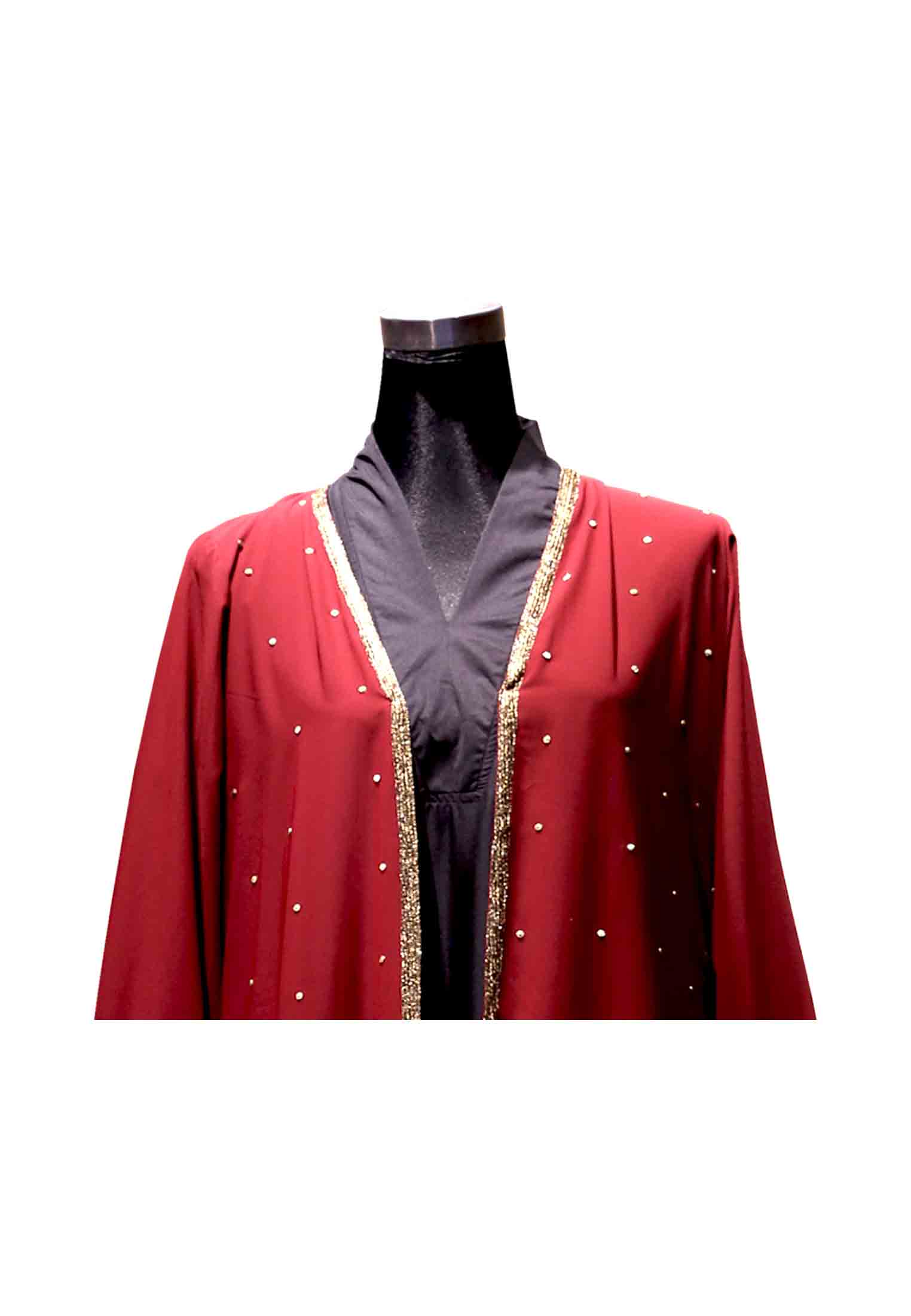Diamond jorjet Bridal full sleeve cape  