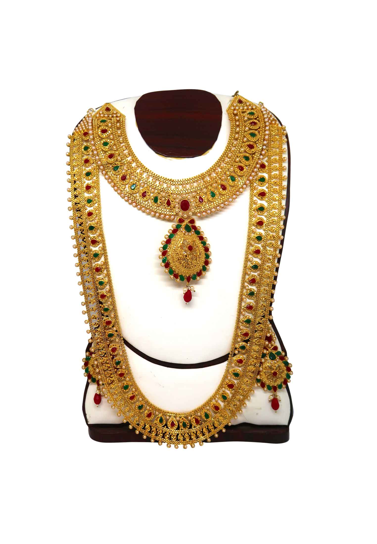 Sita har necklace with ear ring 