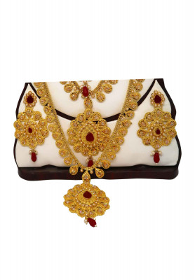 Dana work gold copper Seta har necklace