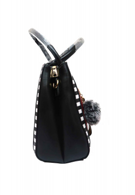 Artificial leather maroon Party bag