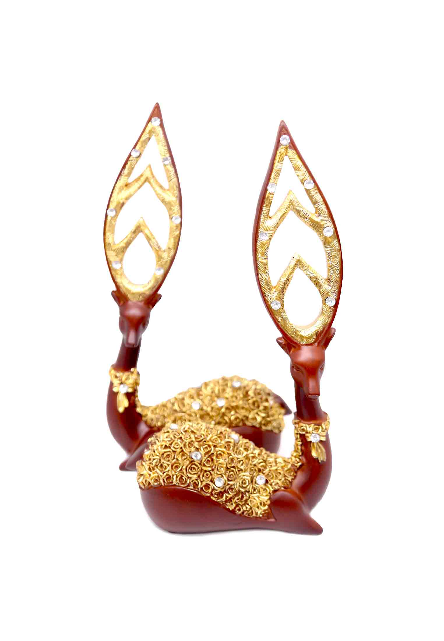 Double deer show piece