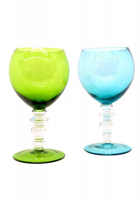 Colorful Wine Glass