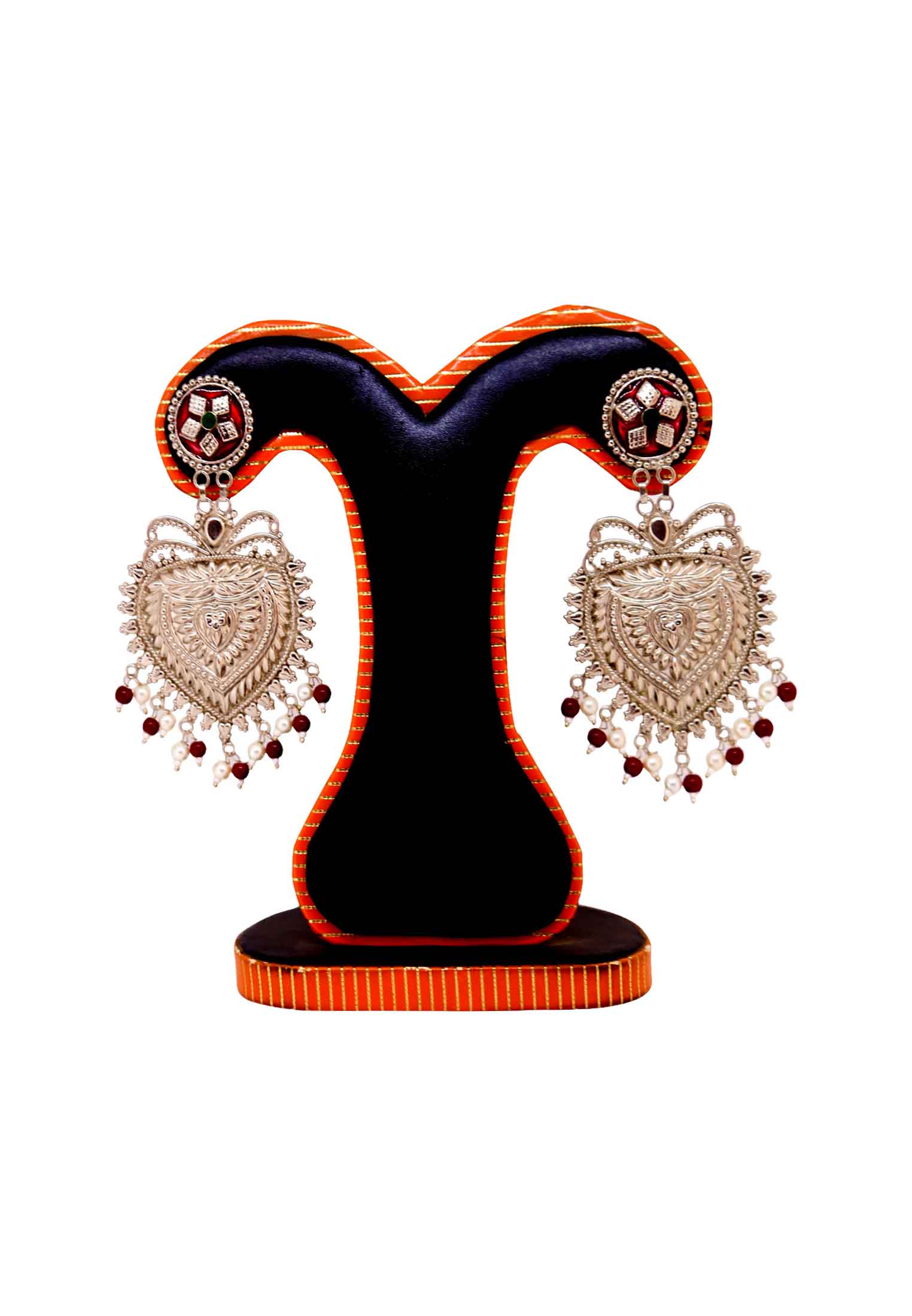 Medium Sized Silver Plated Earring
