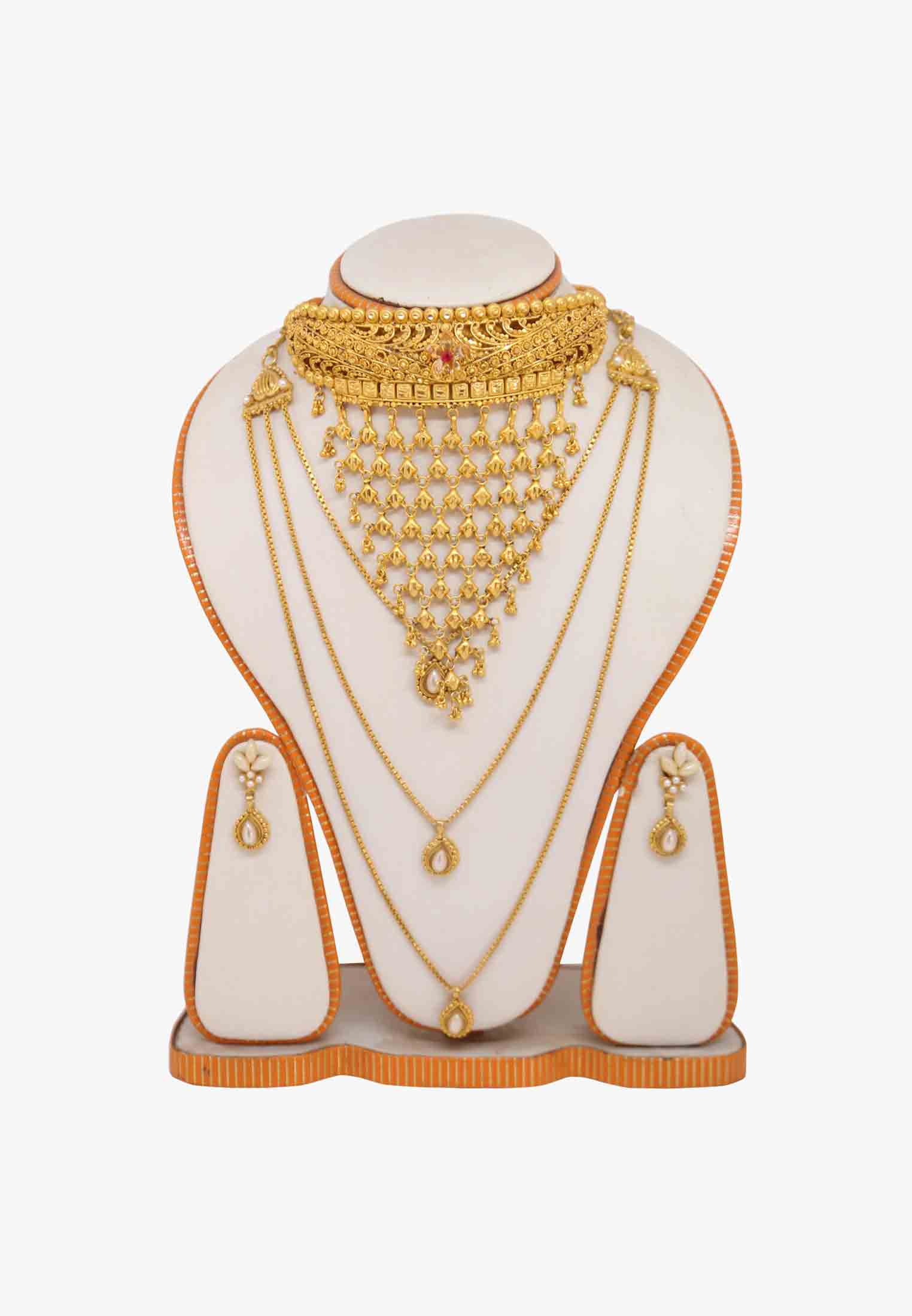 Medium Sized V Shaped Kontho Set