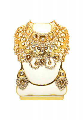Big Gold plate Jorwa Kundon Set