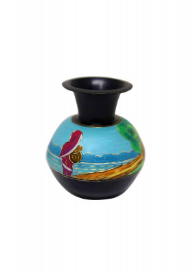 Aliminium  Jar show piece