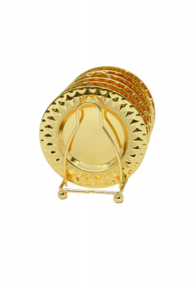 Golden Glass Coasler 