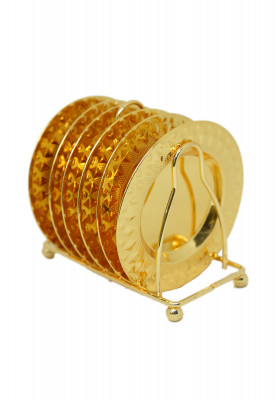 Golden Glass Coasler 
