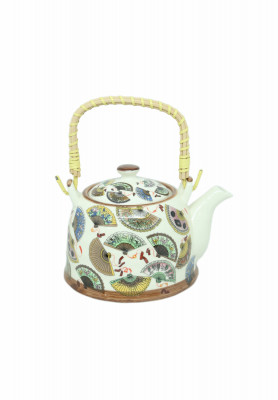 Off-white Ceramic Tea kettle