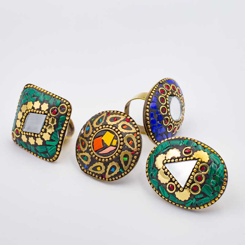 Colorful Finger Ring 