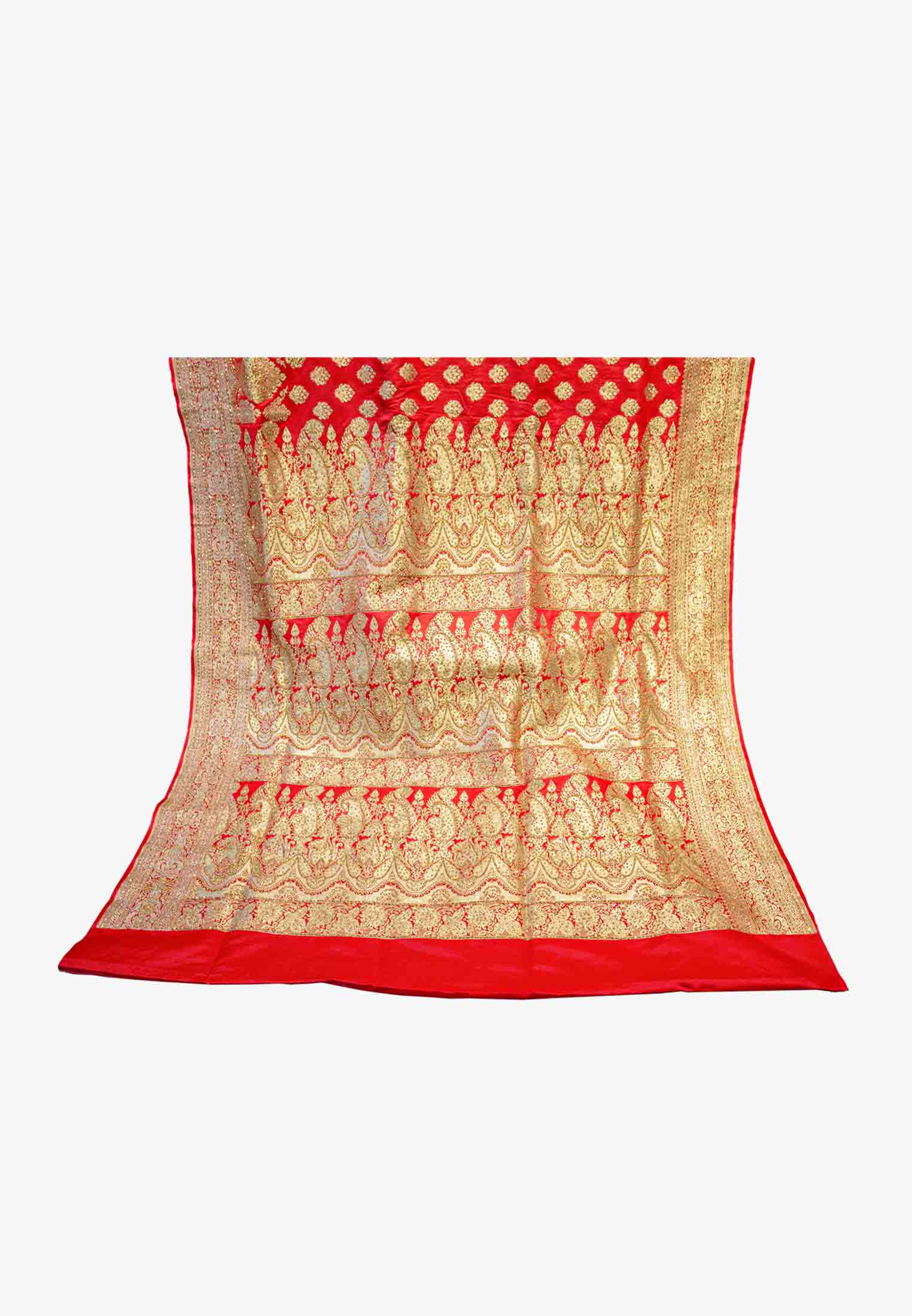 Pure Benarasi Katan (Red)
