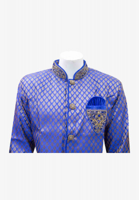Dark Blue Exclusive Sherwani