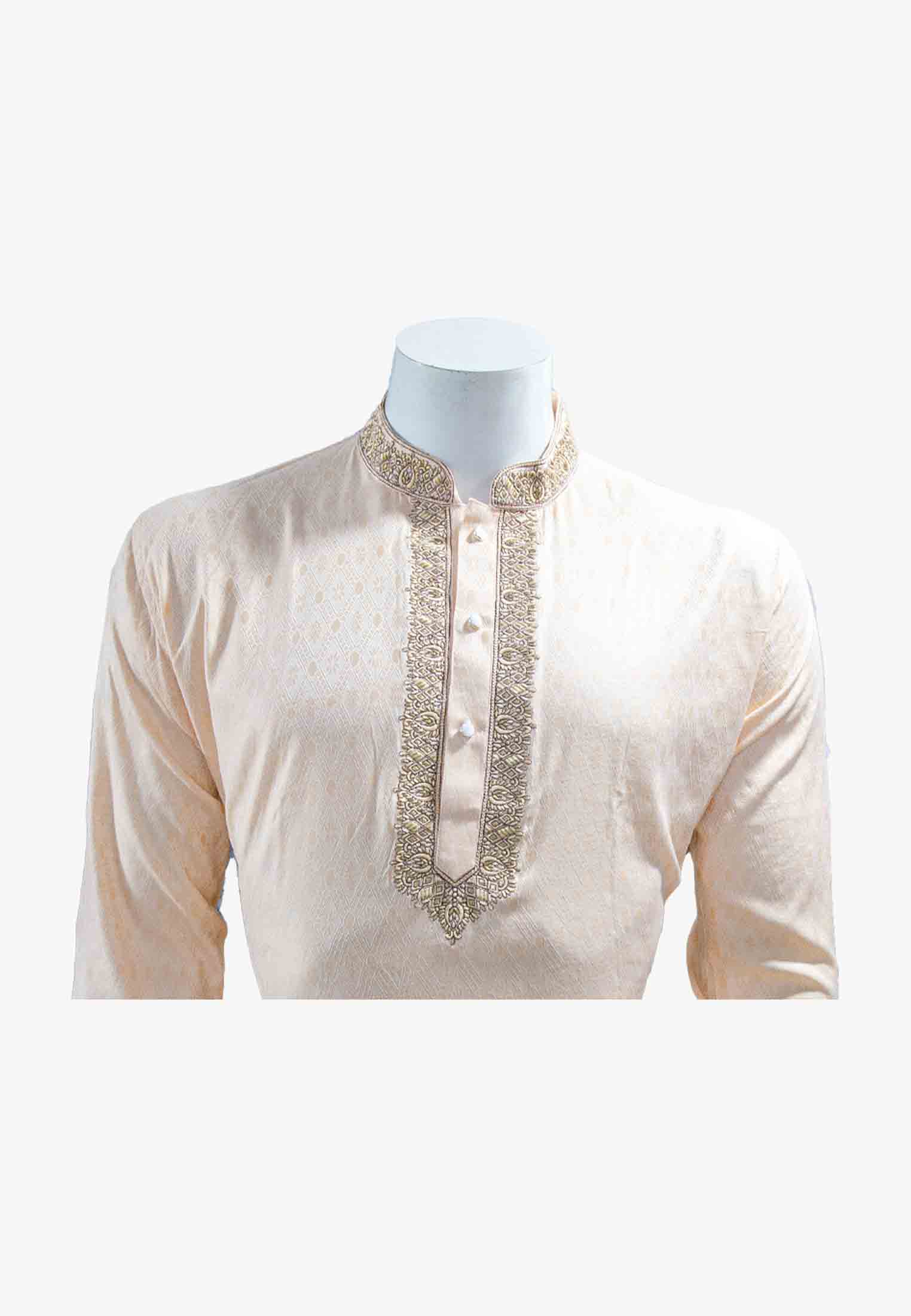 Indian Party Off White  Panjabi