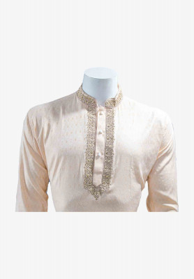 Indian Party Off White  Panjabi