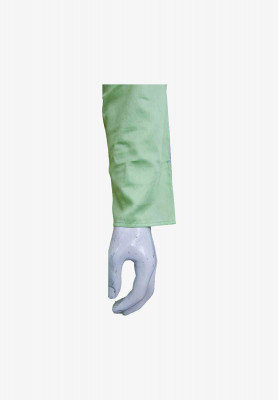 Indian Green panjabi with off white koti