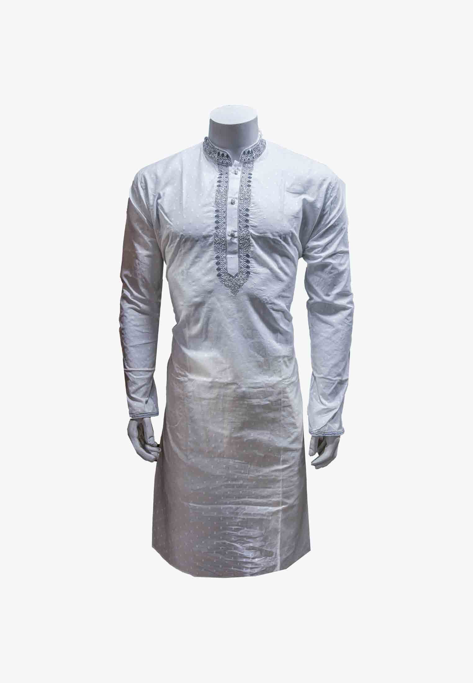 Indian Party Gray Panjabi