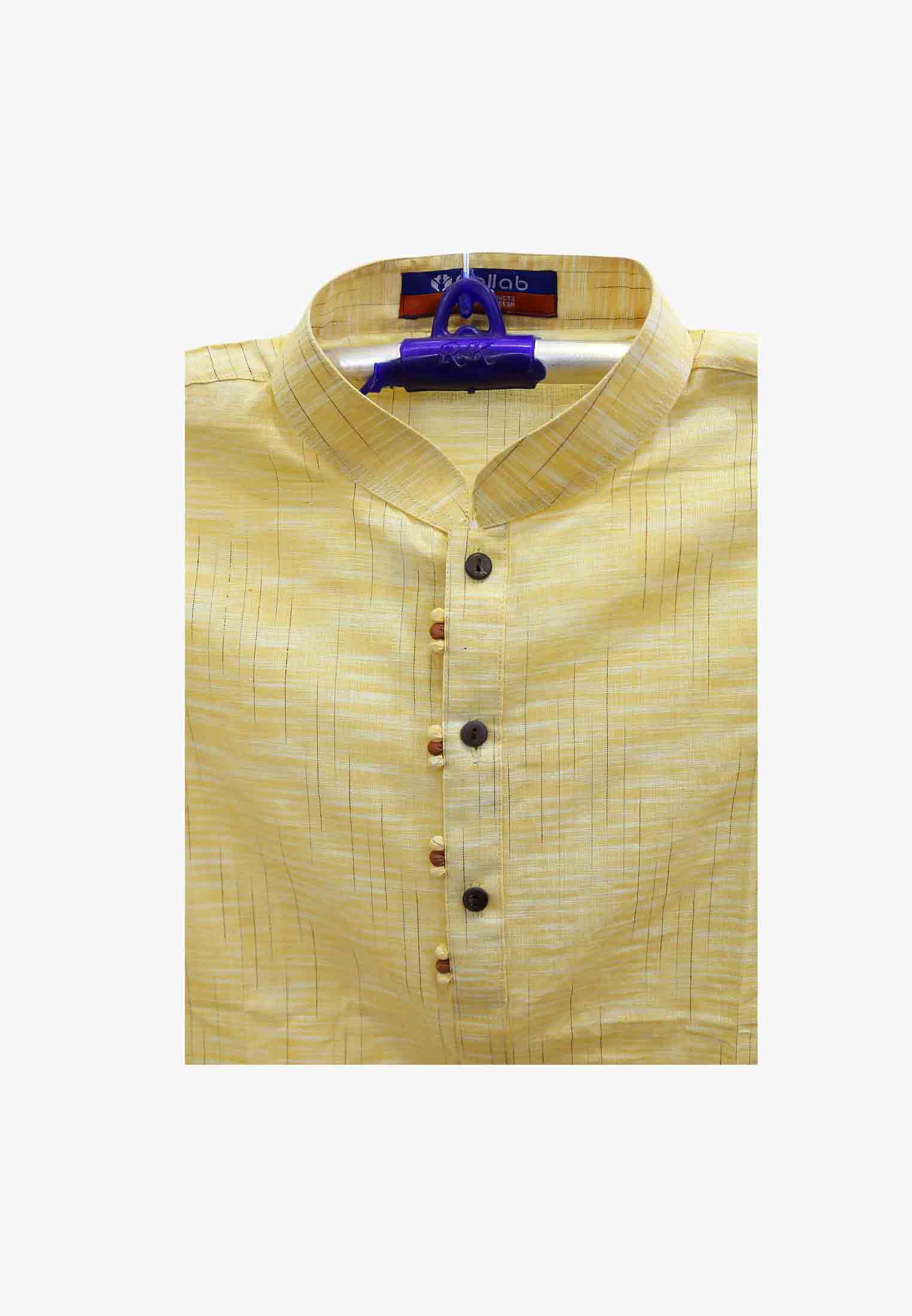 Light Yellow Colored stylist  Panjabi