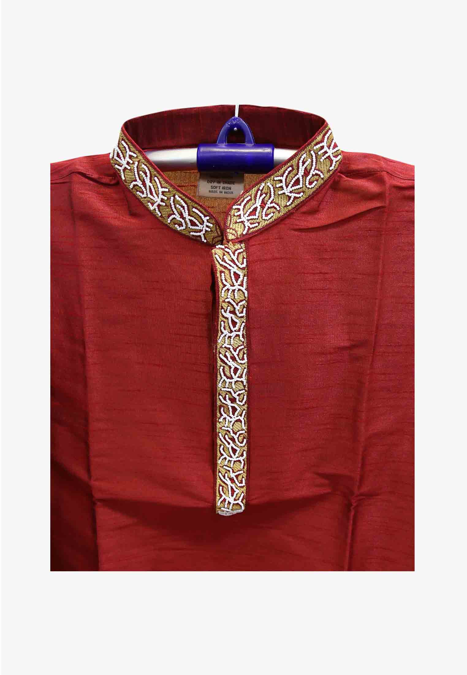 Maroon Colored stylist  Panjabi