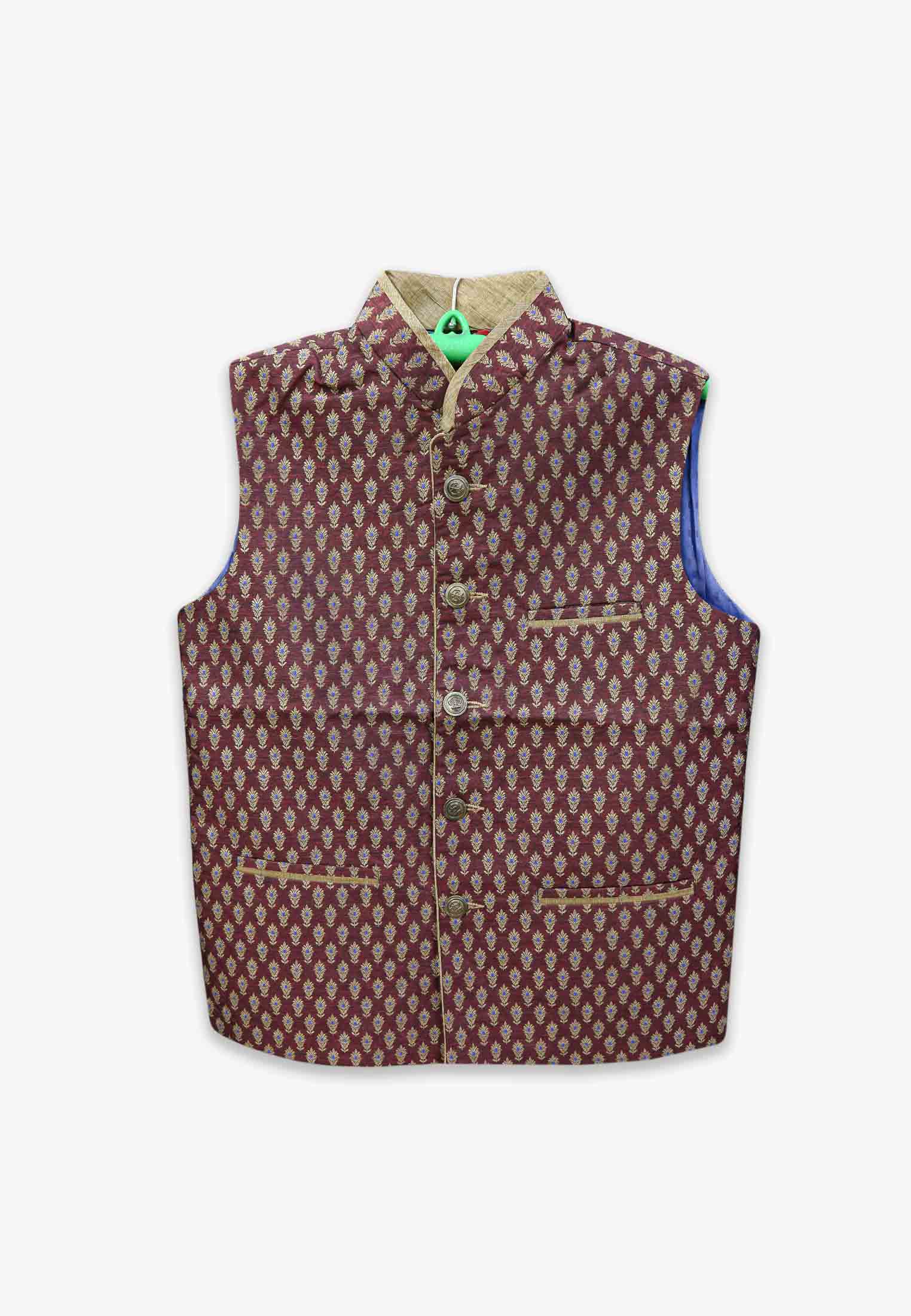 Maroon Indian Nagpuri Koti