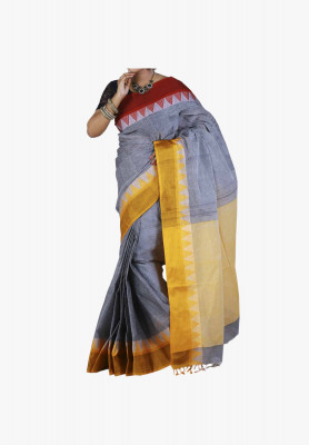 Multicolor Slick Cotton Saree