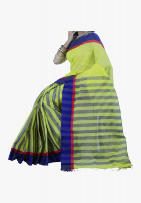 Multicolor Slick Cotton Saree