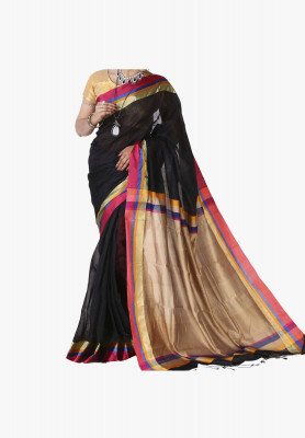 Multicolor Slick Cotton Saree