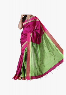 Half Slick Cotton Saree