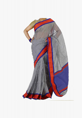 Multicolor Slick Cotton Saree