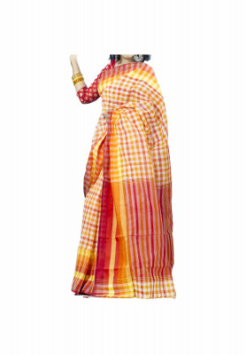 Multi-color cotton silk Saree