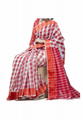 Multi-color cotton silk Saree