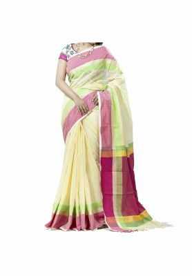 Multi-color cotton silk Saree