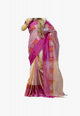 Multi-color cotton silk Saree