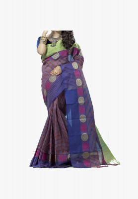 Multi-color cotton silk Saree