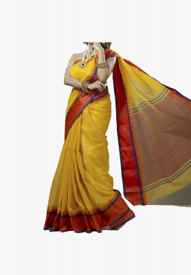 Multi-color cotton silk Saree